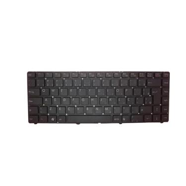 Imagem de Teclado laptop para Itautec W7440 W7445 V111305AK Brasil BR Preto sem moldura