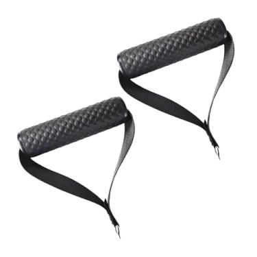 Imagem de rockible 2 peças de cabos para fixação de máquinas, alças de fitness, faixas de resistência, antiderrapantes, alças para treino, acessórios de academia, para