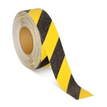 Imagem de 5M Fita Adesiva Antiderrapante Lixa Rampa Piso Escada Top - plastcor, 