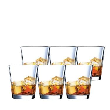 Imagem de Arcoroc, Jogo de Copo Stack Up Baixo, Kit de Copo de Vidro Temperado Empilhável 6pcs, 320ml