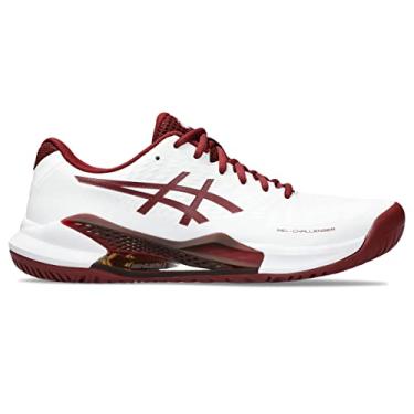 Imagem de ASICS Sapatos Gel-Challenger 14 para Homem, Branco/vermelho antigo, 12.5