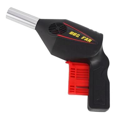 Imagem de Ferramenta portátil de manivela, sopradores de ar para ventilador de churrasco, ferramenta de fole de lareira para viagens ao ar livre, churrasco