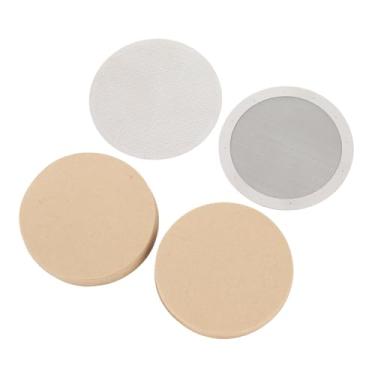 Imagem de aqxreight Disk Coffee 2,4 Polegadas de Aço Inoxidável Reutilizável Prensa Francesa Cafeteira Malha de Metal para Substituição Com Papéis Oferecendo Vida útil. Impacto é e Qualquer Aço que Seu café