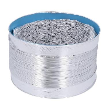 Imagem de Garosa Mangueira de Duto de Folha de Alumínio de 7 Pés, Mangueira Flexível de Ventilação para Secador, Cozinha, Banheiro, Estufa, Redução de Ruído, Fácil Instalação