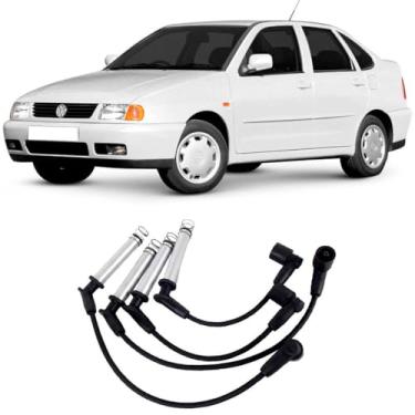 Imagem de Jogo Cabo Vela Ignição Polo Classic 1.8 8V 96 a 2003 Ngk