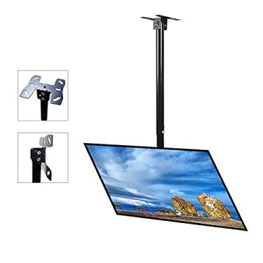 Imagem de Suporte ajustável para TV de parede para TV de teto, para TVs planas e curvas de 37 a 65 polegadas até 37,5 kg, ajuste de altura telescópico