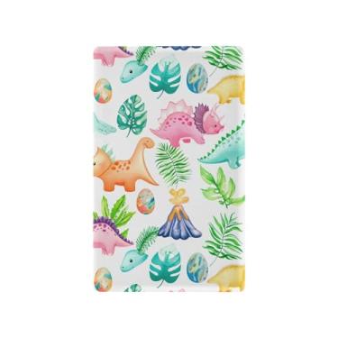 Imagem de SEHANY Capa de placa de parede com interruptor de luz engraçada de dinossauro, tamanho padrão e à prova de calor, placas decorativas para decoração de escritório doméstico (11,5 cm x 7 cm)