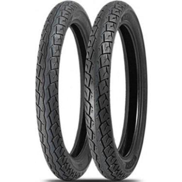 Imagem de Par Pneu Fan Cg Ybr 90/90-18 + 80/100-18 Matrix Levorin
