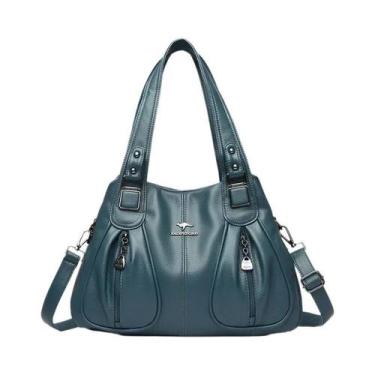 Imagem de Bolsa Tote Feminina de Couro Macio - Designer, Luxo e Alta Qualidade (