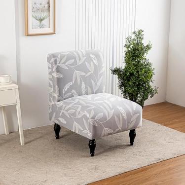 Imagem de Capa de cadeira com detalhes florais, capas protetoras de móveis removíveis sem braços, elástico antiderrapante, para sala de estar, sala de jantar, hotel, tipo 16||tamanho regular