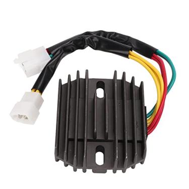 Imagem de aqxreight 12V REGULADOR DE Motocicletas Liga DE Alumínio DE Alumínio T1304040 Substituição para 675 2006-2013 REGULADOR DE DE VOLTAG DE 12V RETIFIERT1304040 MOTORCION