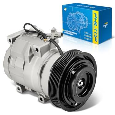 Imagem de PHILTOP Compressor CA 78390 adequado para Highlander 2001-2007, Camry 2002-2006, Avalon 2000-2004, RX330 2004-2006, RX300 1999-2003, ES330 2004-2006, ES330, ES330 00 19 99-2003, Solara 2004-2008,