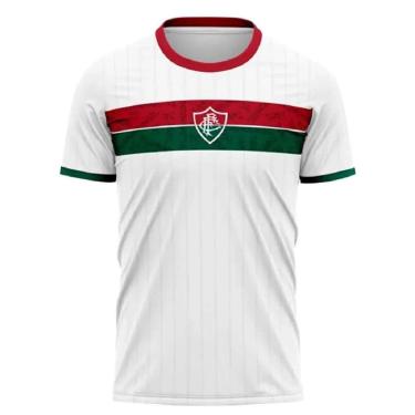 Imagem de Camisa Fluminense Licenciada Braziline Stencil - Branca-Masculino