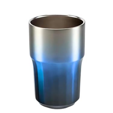 Imagem de COPO Inox Quente Frio Lindo Estioso Anti Derrapante 384ML(Azul 384ml)