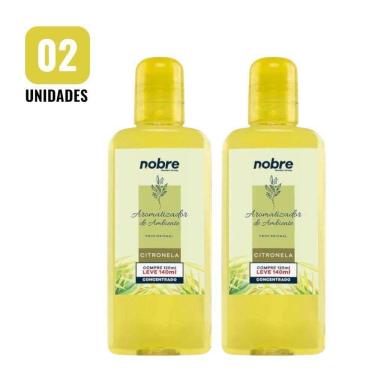 Imagem de Kit 2 Aromatizantes De Ambiente 140ml Nobre - Citronela Concentrado, Perfume Duradouro