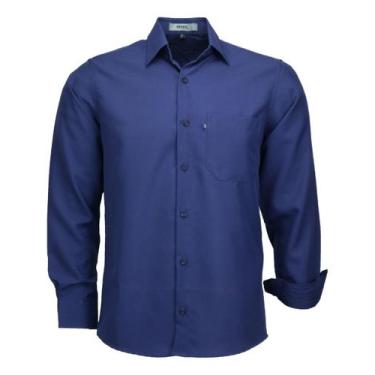 Imagem de Camisa Masculina Social Não Amassa Modelagem Tradicional 832 - AMIL CO