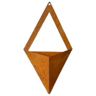 Imagem de Vaso de parede, vaso decorativo vintage suspenso de metal | Recipiente de parede pendurável, para jardim, casa, flores, plantas, janela, porta, pátio, , quintal