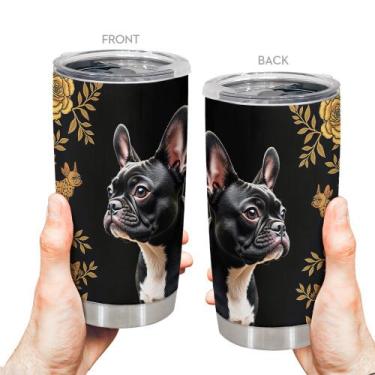 Imagem de Caneca de viagem Oasisdream Tumbler 600ml de aço inoxidável com tampa