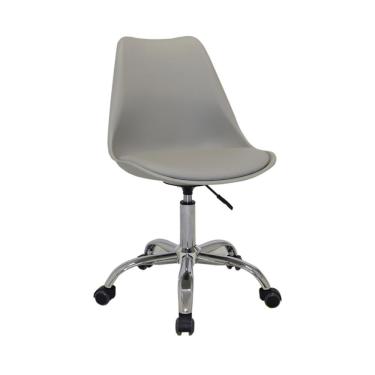 Imagem de Cadeira De Escritório Luísa Cromada - Cinza