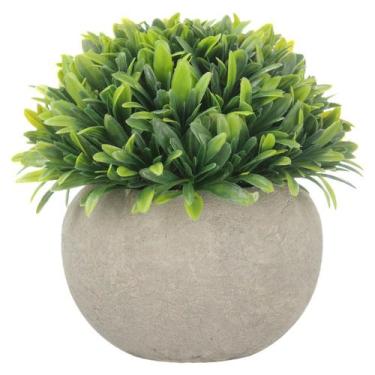 Imagem de Vasinho Cimento Queimado Suculenta Artificial Decoração Vaso - PGB, Mo