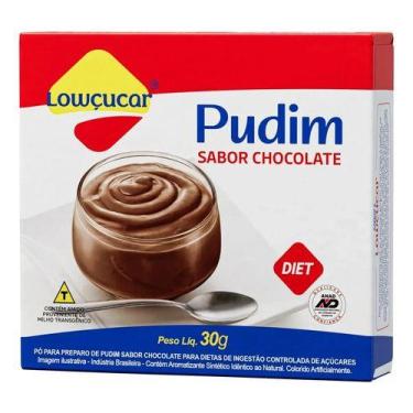 Imagem de Pó Para Preparo De Pudim Diet Sabor Chocolate Lowçucar 25g