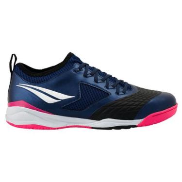 Imagem de Chuteira Futsal Penalty Max 1000 Ecoknit, Marinho, 34