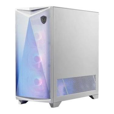 Imagem de Gabinete Gamer Msi Mpg Gungnir 300r Airflow White ARGB Mid Tower Usb 3.2 Vidro Temperado - Branco