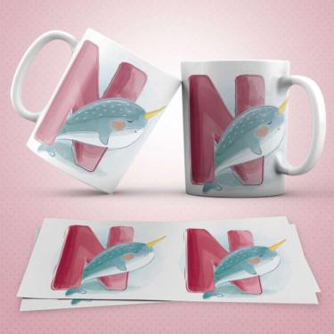 Imagem de Caneca Personalizada Infantil Letra N
