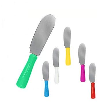 Imagem de Conjunto Espátulas Manteiga Geleia 6 Peças Culinária Patê Requeijão Leve Elegante