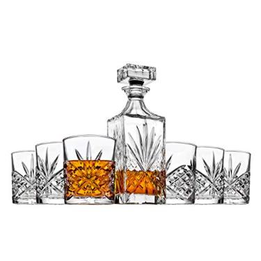 Imagem de Decantador Godinger Whiskey, Clear, Set of 6