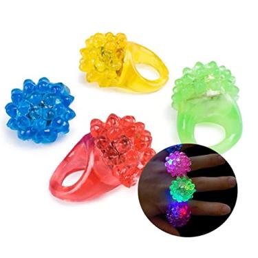 Imagem de Anel Pisca Para Festa - Kit 10 Unidades