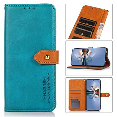 Imagem de For Motorola Moto G22 KHAZNEH Dual-color Cowhide Texture Flip Leather Phone Case