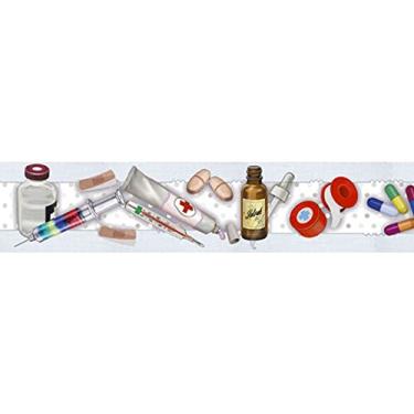 Imagem de Barra Adesiva para Decoupage Litoarte 43,6 x 4 cm - Modelo BDA-IV - 470 Medicamentos