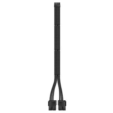 Imagem de EZDIY-FAB Cabo de extensão 3000 Série RTX de 12 pinos para Dual 8 pinos PCIe de 300 mm - Conector para NVIDIA Ampere GEFORCE RTX 3060ti 3070 3080 FE Funder Edition - Preto