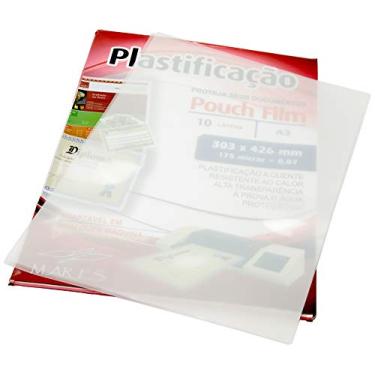 Imagem de Plástico para Plastificação Pouch Film, Mares 20326, Multicor, A3, Pacote de 10