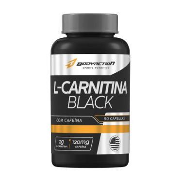 Imagem de L-Carnitina Black 90 Caps Com Cafeína - Body Action