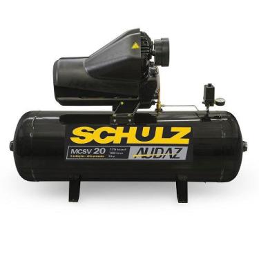 Imagem de Compressor de Ar AUDAZ 20/200L-MSCV20 - 5CV - Trifásico - Schulz