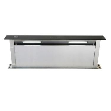Imagem de Coifa de Embutir para Bancada Eos Premium 90cm Retrátil em Inox 1200m/h + Motor Epco90bd 220v