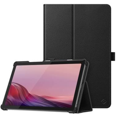 Imagem de Fintie Capa fólio para tablet Nook 22.9 cm Lenovo (2024)/Lenovo Tab M9 (2023) – Capa de couro vegano premium slim fit dobrável com suporte para despertar/hibernar automaticamente, preta