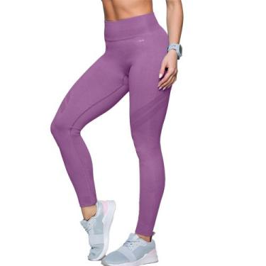 Imagem de Legging Sem Costura Selene Adulto Feminino Fit Fitness Para Academia, 