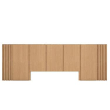 Imagem de Cabeceira Cama Queen Ripada 3,50m CA 100% MDF Casa Lar - Casa Lar Dorm