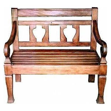 Imagem de Banco Namoradeira Michigan em Madeira de Demolição - Cód 166 - Barroca