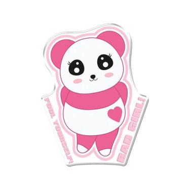 Imagem de Adesivo Decorativo em relevo fácil aplicação URSO ROSA BAD GIRL - Cobr