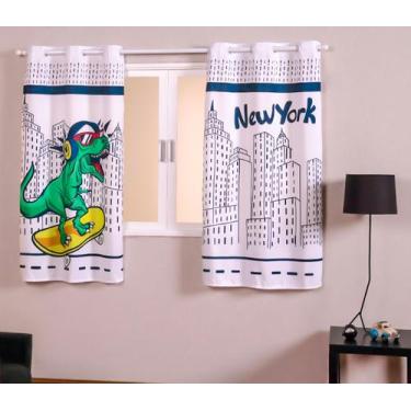 Imagem de Cortina Infantil Menino E Menina Vários Personagens - Cris Enxovais , 