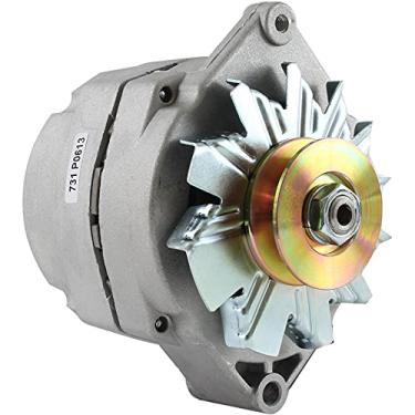 Imagem de DB Electrical ADR0173 Alternador de trator de 1 fio com polia de 1,27 cm compatível com/substituição para capa John Deere/63 Amp, 12 Volts, CW