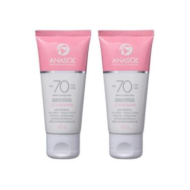 Imagem de Kit C2 Protetor Facial FPS70 Clareador 60g  Anasol - Anasol - Dahuer