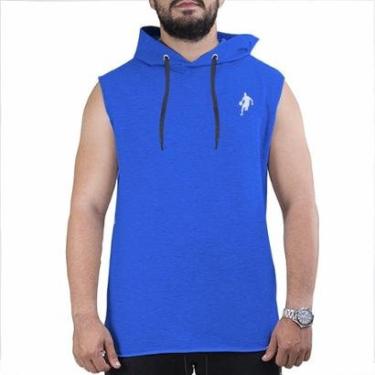 Imagem de Colete Moletom Regata Com Capuz Dibre Basquete P ao G5 Plus Size Masculino-Unissex