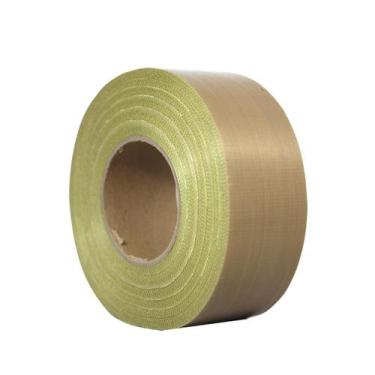 Imagem de Bobina Fita Teflon Adesiva p/ Máquina Seladora 4cm x 3m - Gold Sand