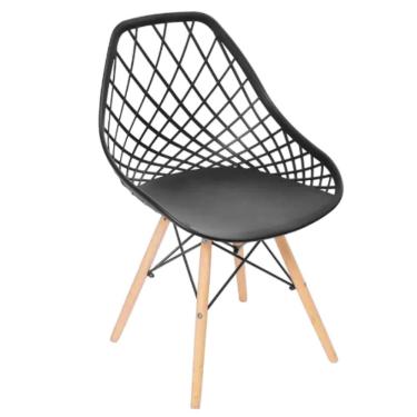 Imagem de Cadeira para Sala de Jantar Clarice Cloe Madeira Preto