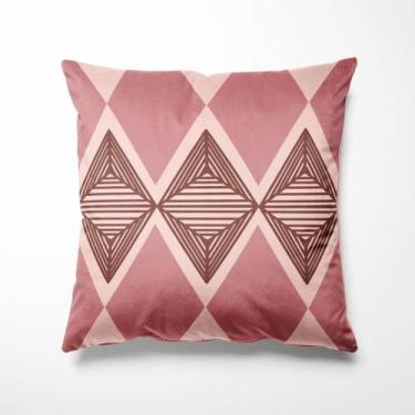Imagem de Almofada Rosa Oásis 40x40cm - Serigrafada Frente e Verso - FASTLAR